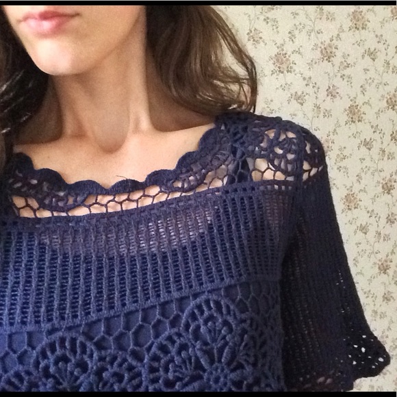 Anthropologie Janice Crocheted Top - Picture 5 of 6